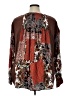 Oddi 100% Rayon Paisley Brown Pullover Sweater Size 2XL - photo 2