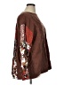 Oddi 100% Rayon Paisley Brown Pullover Sweater Size 2XL - photo 4