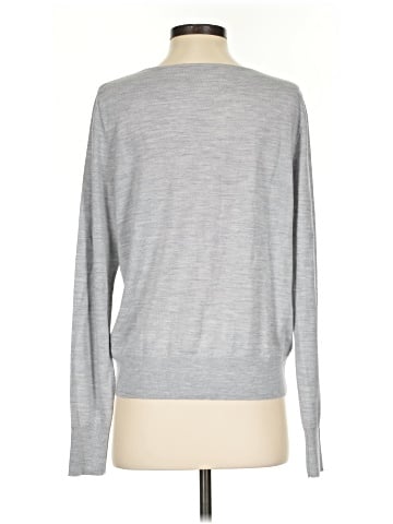 Madewell Merino Wool-Silk Blend V-Neck Sweater (view 2)