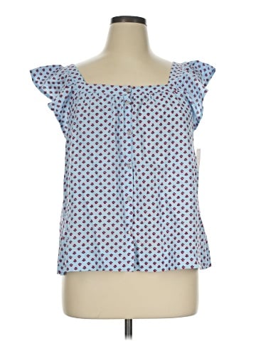 LC Lauren Conrad Short Sleeve Blouse (view 1)
