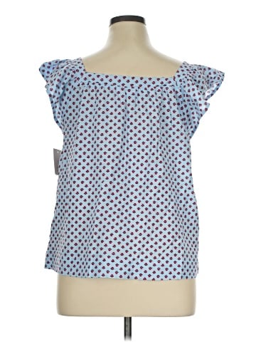 LC Lauren Conrad Short Sleeve Blouse (view 2)