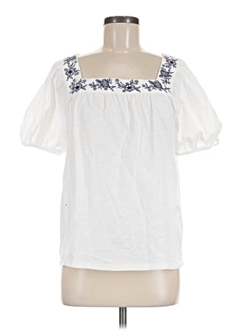 St. John's Bay Short Sleeve Blouse (view 1)