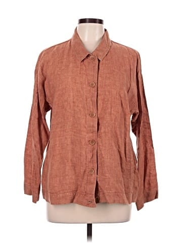 Eileen Fisher 3/4 Sleeve Button-Down Shirt (view 1)
