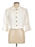 Halston 100% Polyester Ivory Jacket Size 10 - photo 1