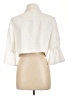 Halston 100% Polyester Ivory Jacket Size 10 - photo 2