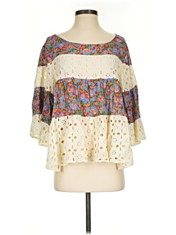 Umgee 3/4 Sleeve Blouse (view 1)