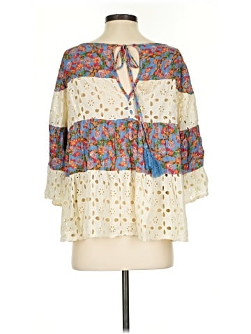 Umgee 3/4 Sleeve Blouse (view 2)