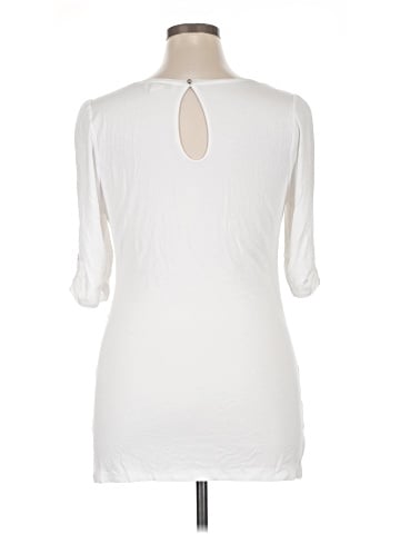 White House Black Market 3/4 Sleeve T-Shirt (view 2)