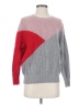 Splendid Color Block Red Pullover Sweater Size S - photo 1