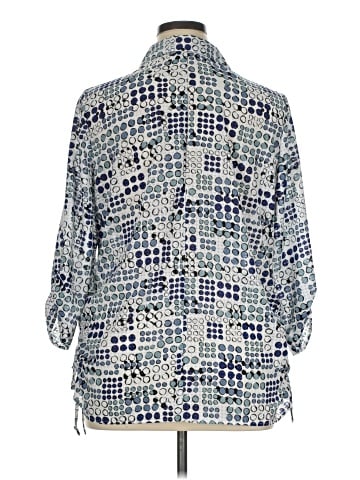Coral Bay 3/4 Sleeve Button-Down Shirt (view 2)
