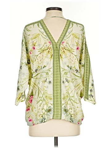 Rose + Olive 3/4 Sleeve Blouse (view 2)
