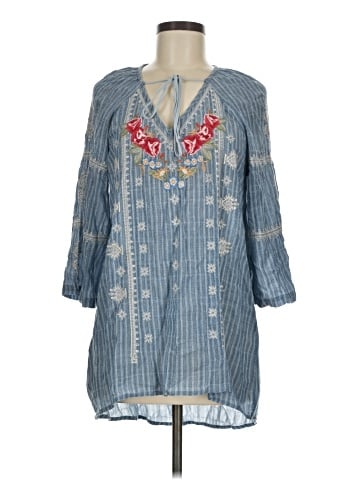 Johnny Was 3/4 Sleeve Blouse (view 1)