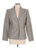 Giorgio Sant'Angelo 100% Polyester Solid Gray Blazer Size 10 - photo 1