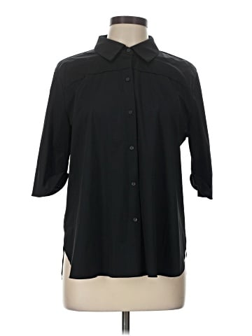 Lyssé 3/4 Sleeve Button-Down Shirt (view 1)