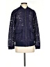 Elevenses 100% Polyester Paisley Blue Jacket Size XS - photo 1