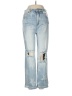 Risen Graphic Blue Jeans Size 9 - photo 1