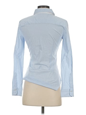 Zara Basic Long Sleeve Button-Down Shirt (view 2)