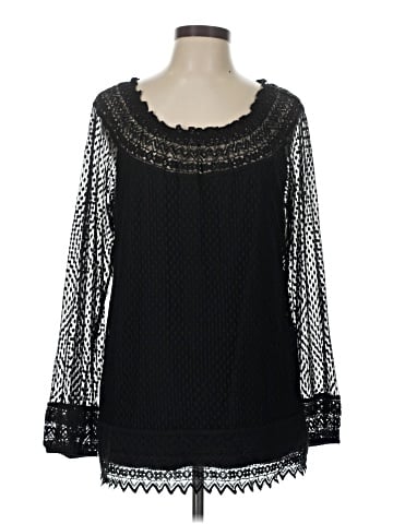 Max Studio Long Sleeve Blouse (view 1)