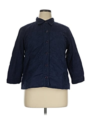 Chico's 3/4 Sleeve Button-Down Shirt (view 1)
