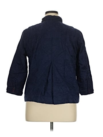Chico's 3/4 Sleeve Button-Down Shirt (view 2)