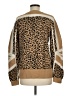 Current/Elliott Animal Print Brown Pullover Sweater Size Med (2) - photo 2