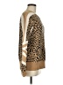Current/Elliott Animal Print Brown Pullover Sweater Size Med (2) - photo 4
