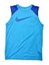 Nike 100% Polyester Blue Active Tank Size L (baby) - photo 1
