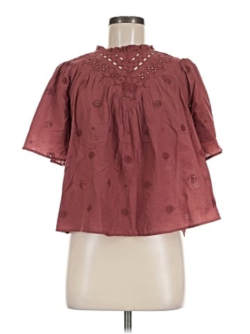 Ann Taylor LOFT Short Sleeve Blouse (view 1)