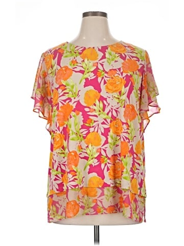 Calvin Klein Short Sleeve Blouse (view 1)