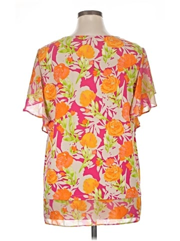 Calvin Klein Short Sleeve Blouse (view 2)