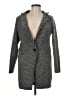 Unbranded 100% Polyester Houndstooth Gray Coat Size M - photo 1