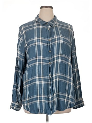 Lucky Brand 3/4 Sleeve Button-Down Shirt (view 1)