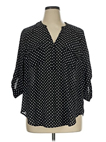 Torrid 3/4 Sleeve Blouse (view 1)