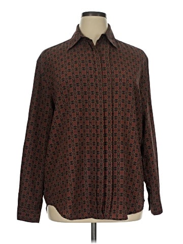 Evan Picone Long Sleeve Blouse (view 1)