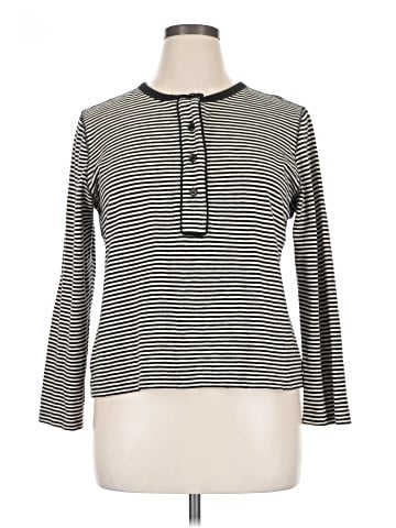 Banana Republic Factory Store Long Sleeve Henley (view 1)