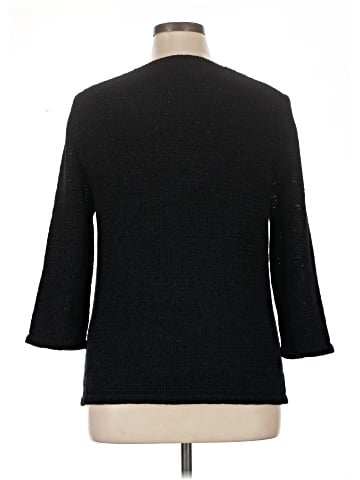 August Silk Pullover Sweater (view 2)