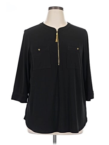 Ellen Tracy 3/4 Sleeve Blouse (view 1)