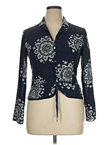 Talbots Long Sleeve Silk Top (view 1)