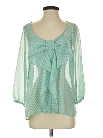Love Culture 3/4 Sleeve Blouse (view 1)