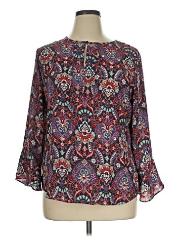 Ann Taylor LOFT Outlet 3/4 Sleeve T-Shirt (view 1)