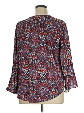 Ann Taylor LOFT Outlet 3/4 Sleeve T-Shirt (view 2)
