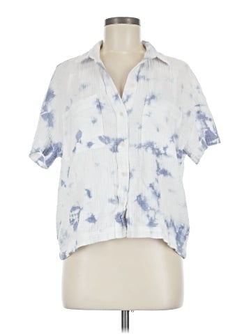 Madewell Lightspun Beachside Shirt in Tie-Dye (view 1)