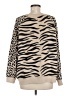 Wildfox Animal Print Tan Pullover Sweater Size Med (2 or M) - photo 2