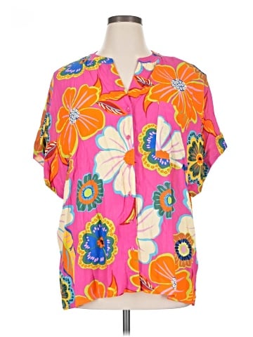 T Tahari Short Sleeve Blouse (view 1)