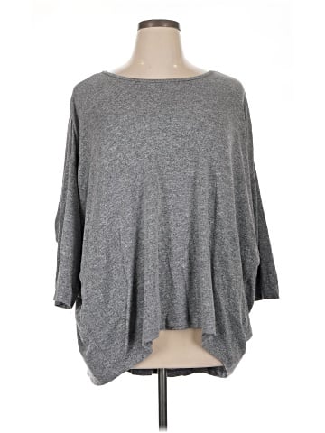 LOGO by Lori Goldstein 3/4 Sleeve Top (view 1)