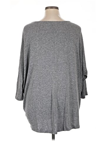 LOGO by Lori Goldstein 3/4 Sleeve Top (view 2)