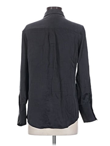 Equipment Long Sleeve Silk Top (view 2)