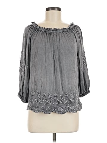 Solitaire 3/4 Sleeve Blouse (view 1)
