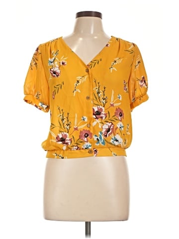 Sienna Sky Short Sleeve Blouse (view 1)
