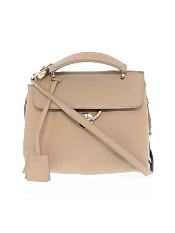 Salvatore Ferragamo Leather Satchel (view 1)